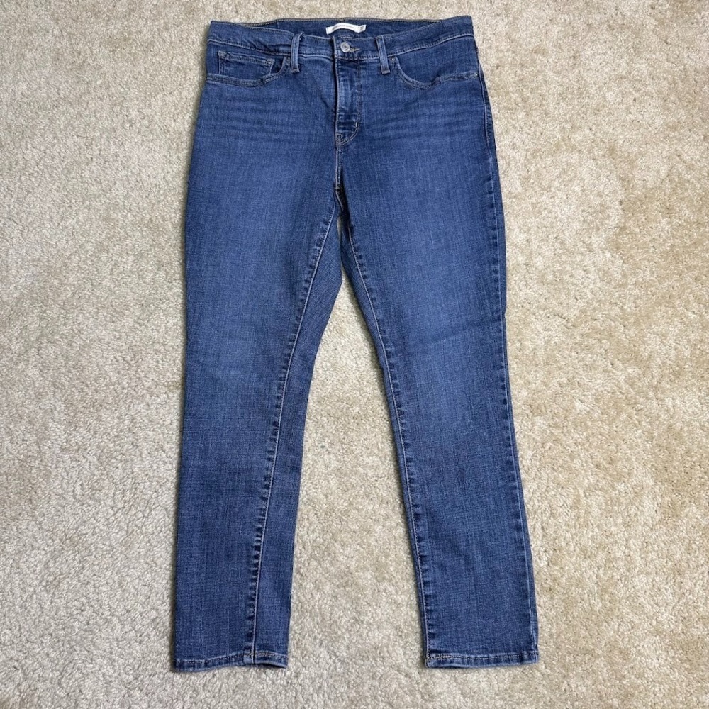 Levi's 311 Jeans Women's Blue Wash Size 30 Shaping Skinny Stretch Red Tab - Picture 1 of 6